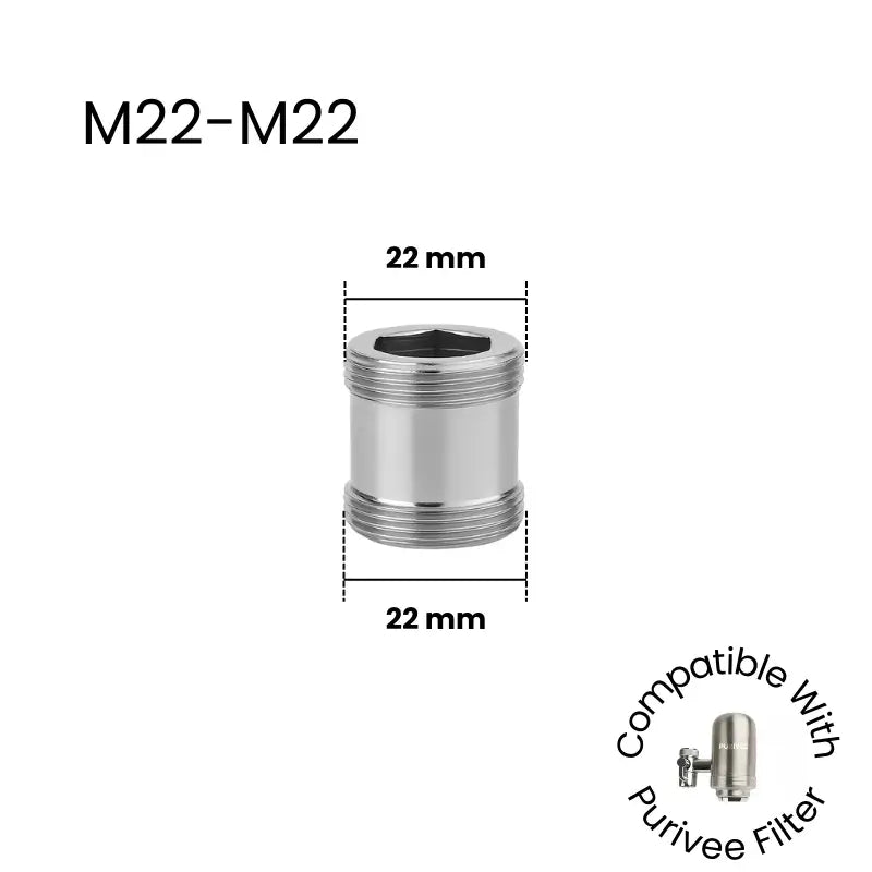 M22 to M22 Faucet Adapter