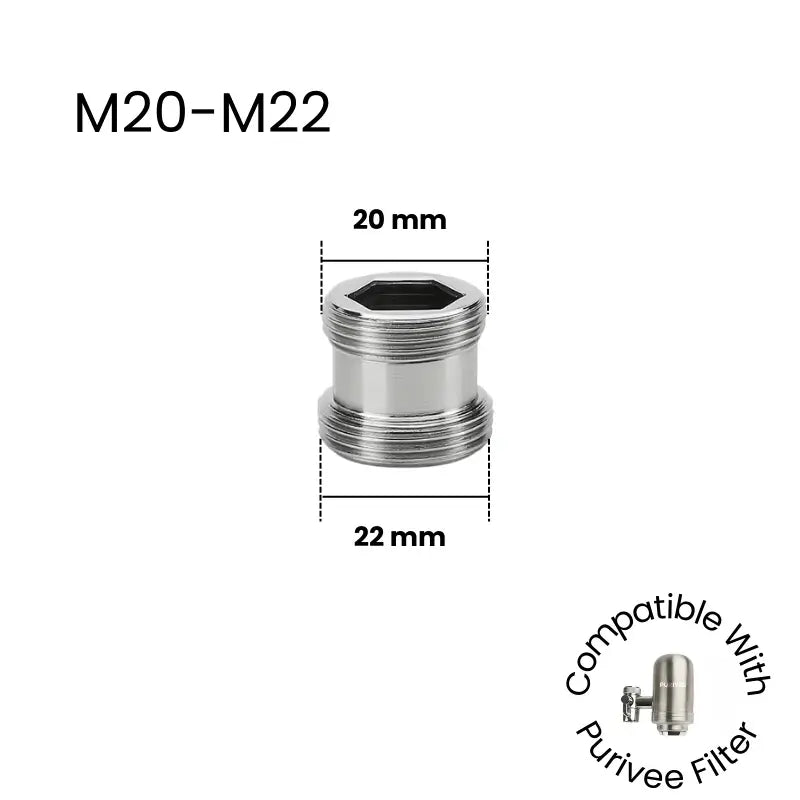 M20 to M22 Faucet Adapter