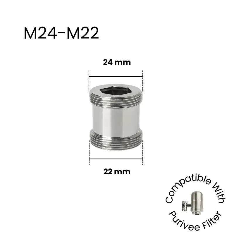 M24 to M22 Faucet Adapter