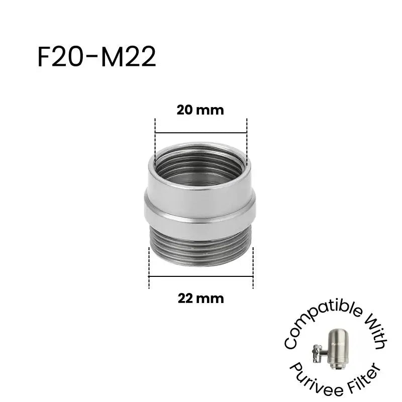 F20 to M22 Faucet Adapter