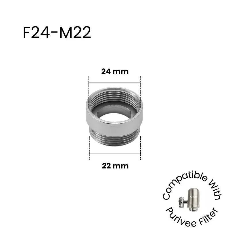 F24 to M22 Faucet Adapter